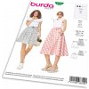 Strih Burda 6319 - Kolesová sukňa, kruhová sukňa, letná sukňa