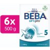 BEBA OPTIPRO 5, mlieko pre malé deti, 6× 500 g