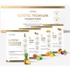 VENIRA ESTETIC PREMIUM kolagén pre vlasy, nechty a pleť, mix 4 príchutí, 40 sáčkov mix 4 príchutí, bravčový kolagén, 40 sáčkov, 480 g