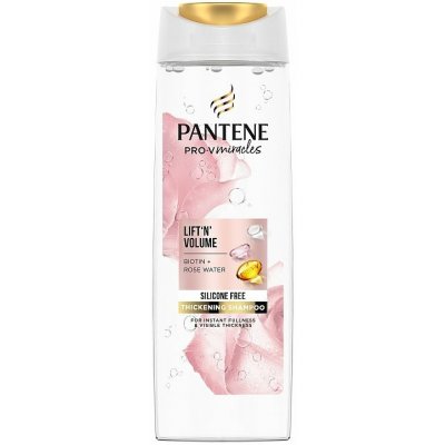 Pantene Lift'n'Volume Šampón, Biotin + Rose Water