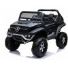 mamido Detské elektrické autíčko Mercedes Unimog 4x4 čierne