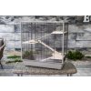 INTER-ZOO Diego Wood Japandi cage for rodents 78 x 48 x 97 cm