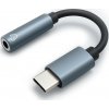 Qoltec Adaptér USB-C | Jack 3,5 mm | 10 cm | Hliník