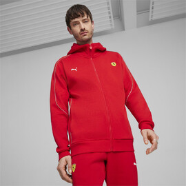 Puma Ferrari Race Hooded Sweat Jacket 623797-02 Červená