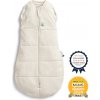 ERGOPOUCH Zavinovačka a vrece na spanie 2v1 Cocoon Oatmeal Marle 6-12 m, 8-10 kg, 2,5 tog
