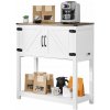 Komoda Vevor 35 x 88 x 88 cm biela