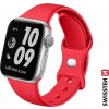 SWISSTEN silikonový řemínek pro Apple Watch 38-40 mm červená 46000102