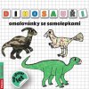 Dinosauři omalovánky so samolepkami Radka Kneblová