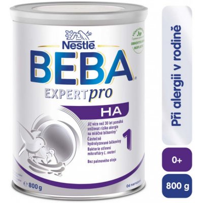 BEBA EXPERT pro HA 1 počiatočná mliečna výživa (od narodenia) 1x800 g