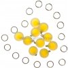 Set ozdob - Guličky- žlté- 16 mm - 10ks