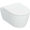 Geberit iCon - Závesné WC s doskou SoftClose, TurboFlush, Rimfree, matná biela 503.046.JT.1