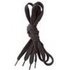 CXS CXS Šnúrky do topánok, ploché, čierne, 110 cm Čierna, 110 cm