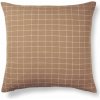 Ferm Living Vankúš Brown Cotton Check