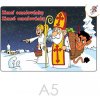 Omaľovánka A5 Zima