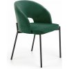 Halmar Jedálenská stolička Rao, zelená / čierna