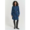 ŠATY GANT PUFF SLEEVE DENIM DRESS INDIGO