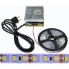 LedStar sada 15m Biely LED pásik 12V SMD2835 120LED/m 9,6W/m 230V kovový zdroj IP20, konektory, 15M9.6T/6K Zvoľte farbu svetla: 3000K