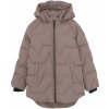 Color Dětská zimní prošívaná bunda Kids hnědo růžová