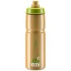 Cyklistická fľaša Elite Jet Green 22' hnedé/biele logo 750ml