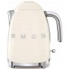 Elektrická kanvica Smeg KLF03CREU 2400 W 1,7 l béžová/hnedá