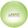 Gymnastický míč LIFEFIT® TRANSPARENT 75 cm, sv. zelený