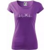Pozemný hokej ekg - hokejky - Dámske tričko Pure - 2XL ( Fialová )