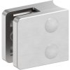 Feldmann 3142-V2A - nerezový držiak skla na rúrku pr. 42,4 mm - model 31, AISI 304 brus, pre nerezové zábradlie