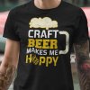 Tričko s potlačou CRAFT BEER Pánsky Čierna M