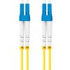 LANBERG optický patch cord SM LC/UPC-LC/UPC duplex 2m LSZH G657A1 priemer 3mm, farba žltá