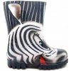 DEMAR detské gumáky s reflexným prvkom TWISTER PRINT S zebra, veľ 20-21