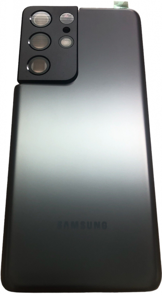 Kryt Samsung Galaxy S21 Ultra 5G Zadný so sklíčkom zadnej kamery sivý