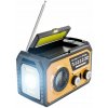 Núdzové rádio pre prežitie s kľukou, solárnym nabíjaním a powerbankou 16000mAh Baterka
