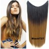 Girlshow Flip in vlasy - 55 cm dlhý pás vlasov - odtieň BlackT27