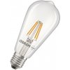 OSRAM LED žiarovka Retrofit Classic ST Clear E27 ST64 3,4W 470lm 2700K