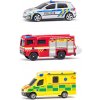 MAISTO CZ - Sada Záchranných vozidiel Česká republika - Polícia Sanitka Hasičský voz 1:64