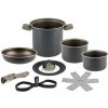 Sada hrncov Brunner Torralta Ø 18 cm Farba: sivá/čierna