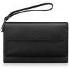 Paolo Peruzzi Pánska elegantná kožená príručná taška-etue | čierna AL-26-BL