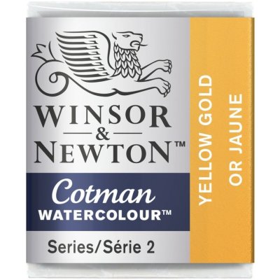 Winsor & Newton Cotman akvarelová farba polpanvička Yellow gold