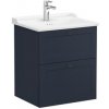 Kúpeľňová skrinka s umývadlom VitrA Root 60x67x46 cm modrá mat ROOTC60BINTC