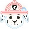 Závesný neónok Paw Patrol na plexisklo - Marshall OW-130646