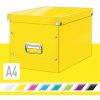 Archivačná krabica LEITZ WOW Click & Store A4 32 x 31 x 36 cm, žltá (61080016)
