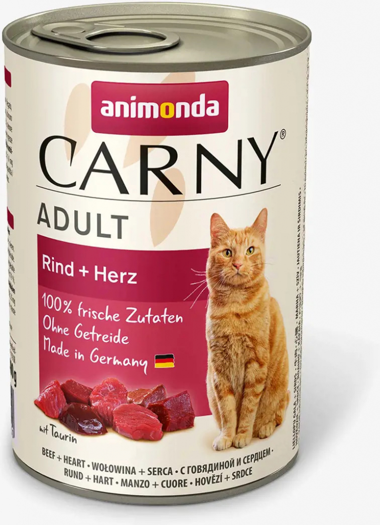 Animonda Carny Adult hovädzie mäso srdcia 400 g