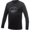 Pánske funkčné tričko s dlhým rukávom Sensor Merino Active PT Van Life Black L