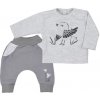 Dojčenské bavlnené tepláčky a tričko Koala Birdy sivé 56 (0-3m)