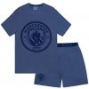 Fan-shop Pyžamo MANCHESTER CITY Short modré Marl Velikost: S