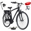Pánsky elektrický trekingový bicykel s kolesami 28
