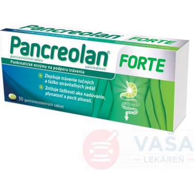 Pancreolan Forte tbl.ent.30 x 220 mg