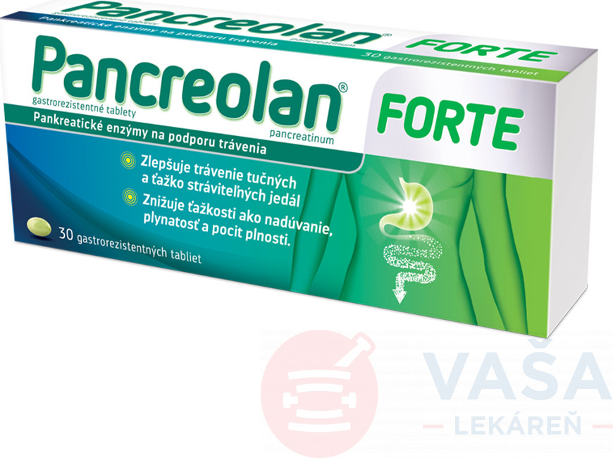 Pancreolan Forte tbl.ent.30 x 220 mg