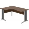 OFFICE PRO s.r.o. HOBIS kancelársky stôl pracovný tvarový, ergo pravý - CE 2005 P, orech