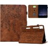 VSETKONAMOBIL 143617 ART BLOSSOM Zaklápacie puzdro pre Lenovo Idea Tab Pro hnedé